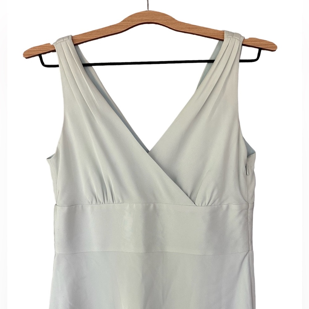 J.Crew Sophia Dress - Light Blue - Simple and Elegant - Tricotine 100% Silk - 6P - Picture 2 of 6